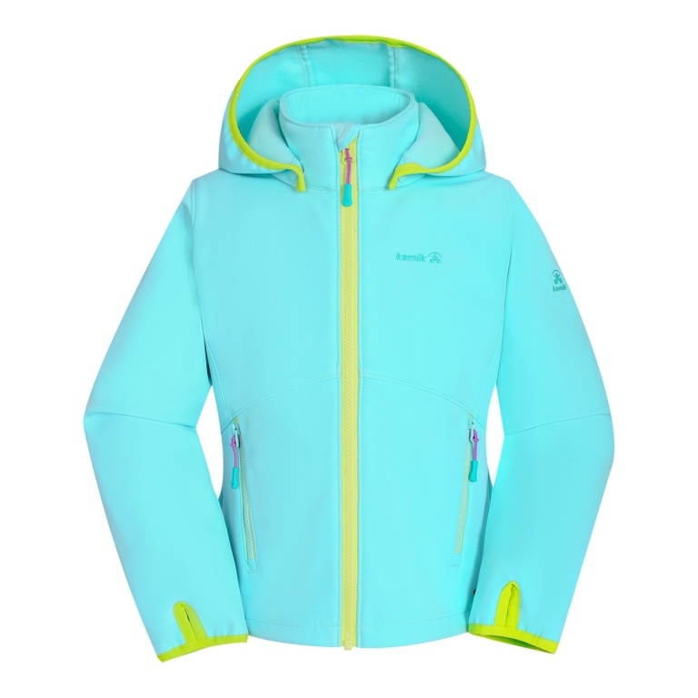 Kamik Softshelljacke Faye (wasserabweisend, reflektierend) azureblau Mädchen